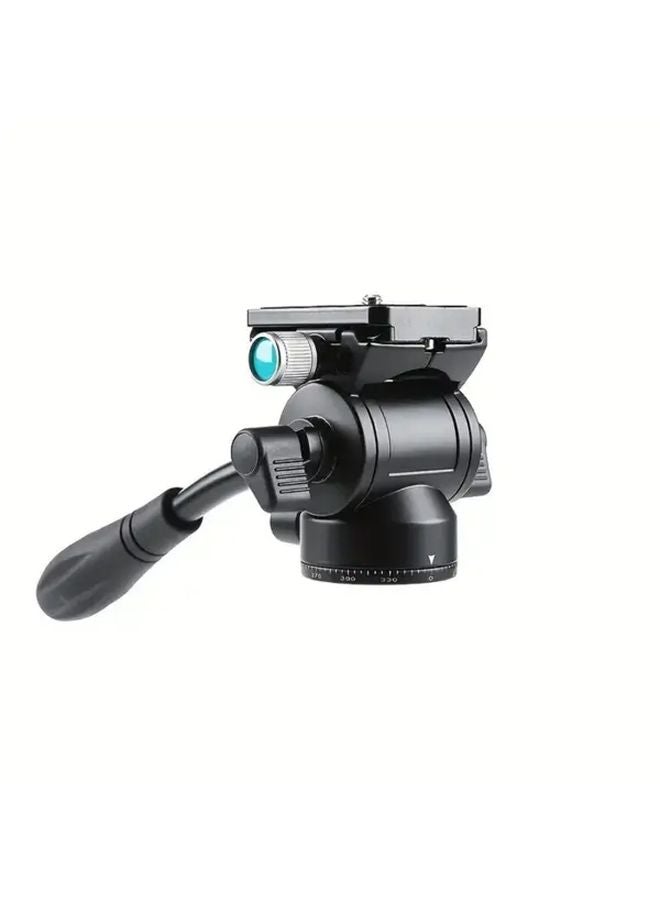 Black Aluminum Alloy Professional Tripod Ball Head 360 Panoramic Gimbal Flexible Handle DSLR Camera Stabilizer - Image 1