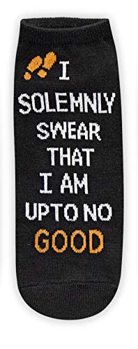 Hyp Harry Potter Deathly Hallows I Solemnly Swear 5 Pack Ankle Socks - Image 3