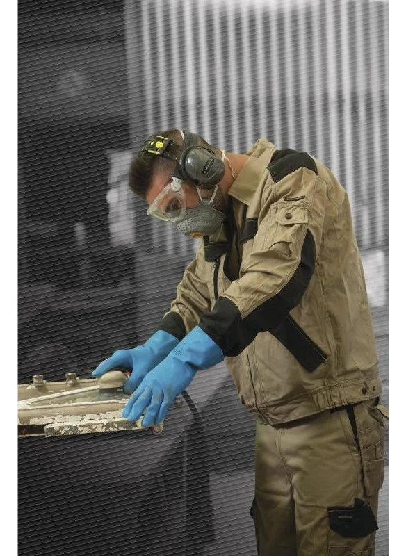 Delta Plus Venizette VE920 9/10" Latex Coated Chemical Protective Glove