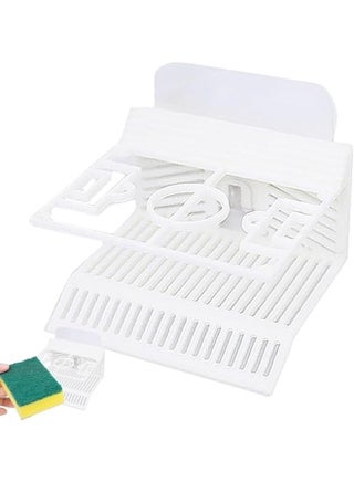 Kitchen Sponge Holder with Soccer Field Design, Double-Sided Storage, 6.5 x 5.7 x 8 cm, White - pzsku/Z7C7E4E04E2C40744E0C1Z/45/1766834234/4ec42910-8bda-4962-b414-f5d48af1db42