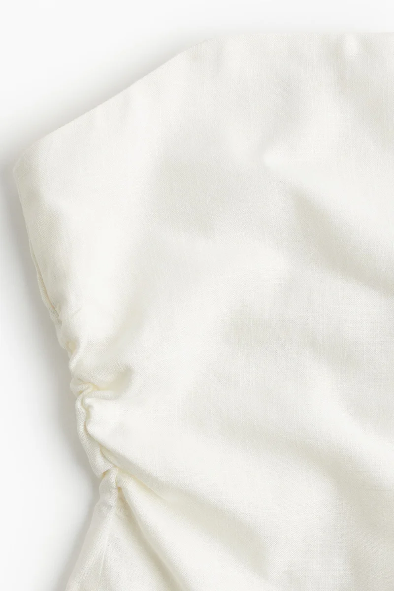 اتش اند ام بلوزة بنمط كورسيه متجمع