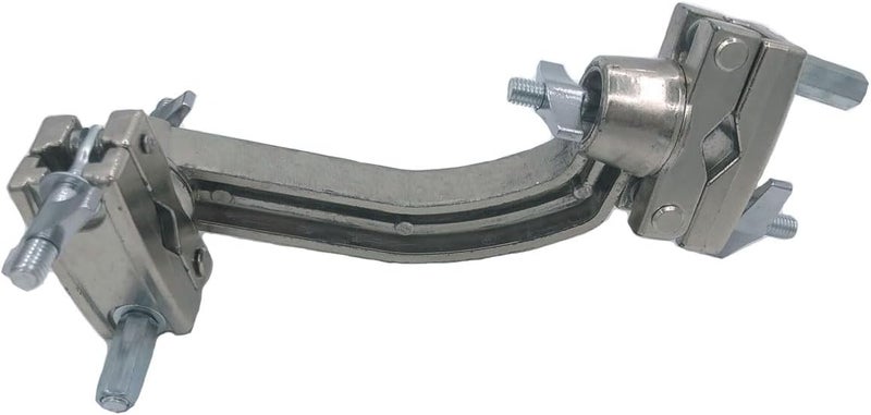 TUOREN Dual Drum Tilting Accessory Clamp - 360 Rotating Multi-Clamp for Cymbal Stand and Drum Set Hardware - Image 2