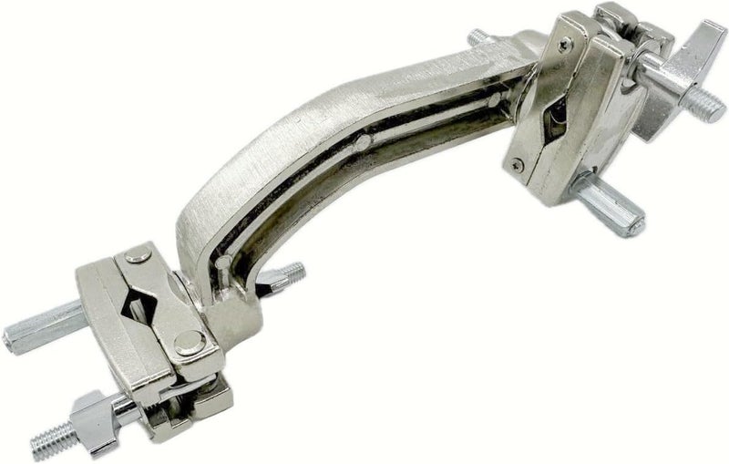 TUOREN Dual Drum Tilting Accessory Clamp - 360 Rotating Multi-Clamp for Cymbal Stand and Drum Set Hardware - Image 1