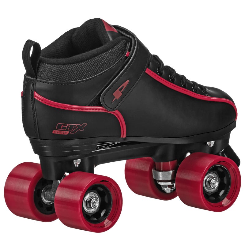 Pacer GTX Quad Indoor Traditional Speed Style Roller Skates Red Size M5/W6 - Image 2
