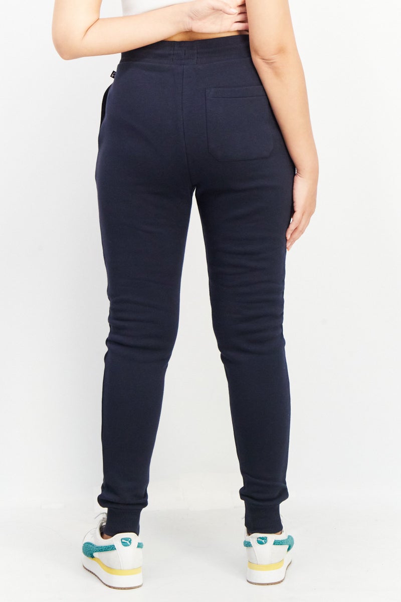 Penfield Women Regular Fit Brand Logo Drawstring Sweatpants, Navy - Image 2