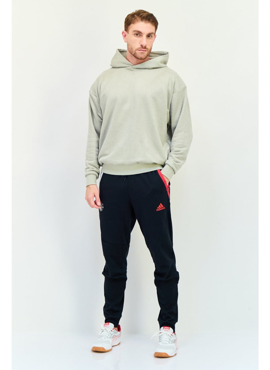 Adidas Men Sportswear Fit Long Sleeve Outdoor Hoodie, Light Grey  - Image 4