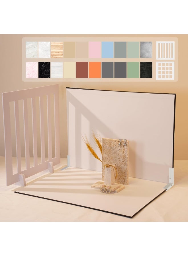 XiuWoo XiuWoo Photography Backdrop Product Photo Background With 2pcs Light And Shadow Boards Z7C7E9E409EB35EE488D3Z