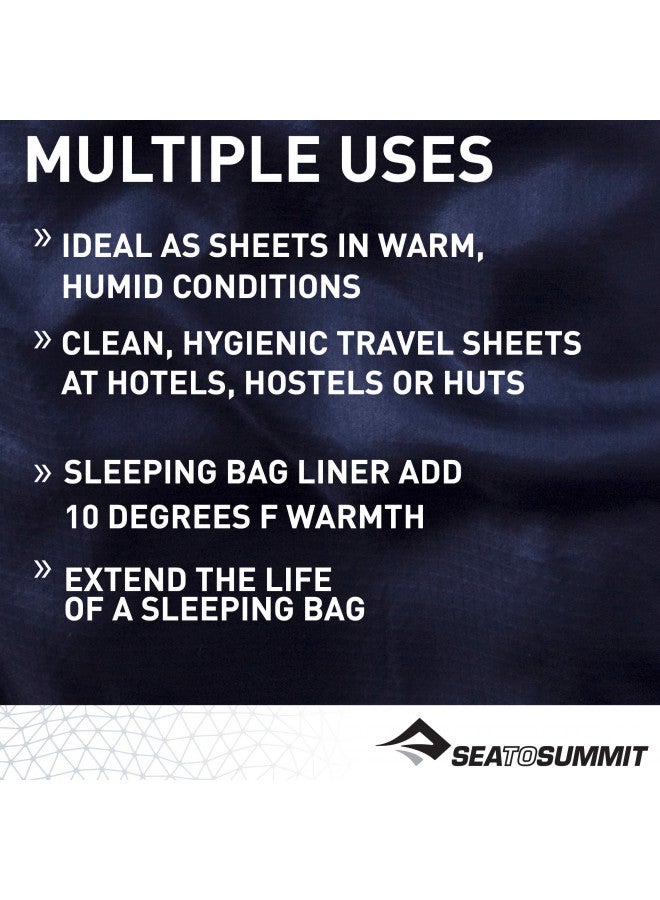 SEA TO SUMMIT Sea to Summit Silk-Cotton Blend Travel and Sleeping Bag Liner, Rectangular (73x36 inches) - Image 4