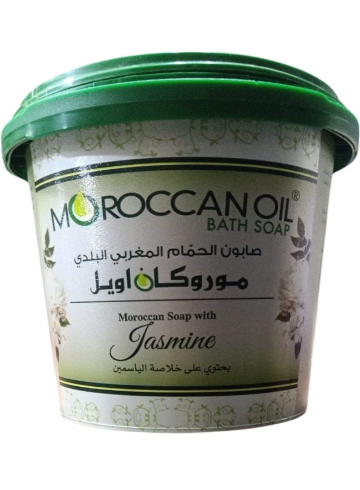 موروكان أويل صابون حمام بالياسمين العضوي 850جرام