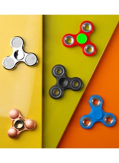 Premsons Premsons® Hand Spinner Desk Toy - High Speed Smooth Finger Spin Sensory Fidget Stress Relief Game Play for Kids & Adults - Birthday Party Gift - Four Bearing - [Black]  - Image 5