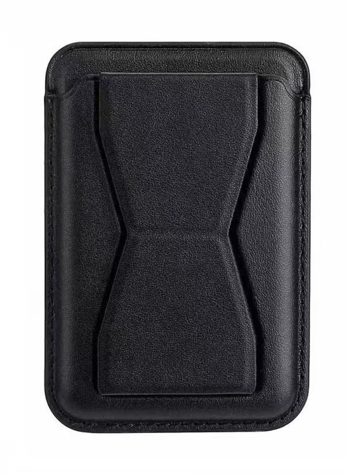 TIGER MagSafe Leather Bracket Clip Stand Holder – Premium Leather Magnetic Mount for iPhone, Adjustable Stand, Secure Phone Holder for Desk, Car, and More - Image 3