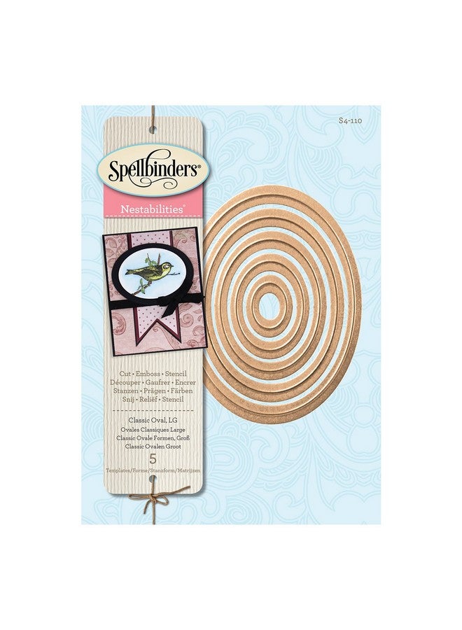 Spellbinders S4110 Nestabilities Classic Ovals (Large) Etched/Wafer Thin Dies - Image 4