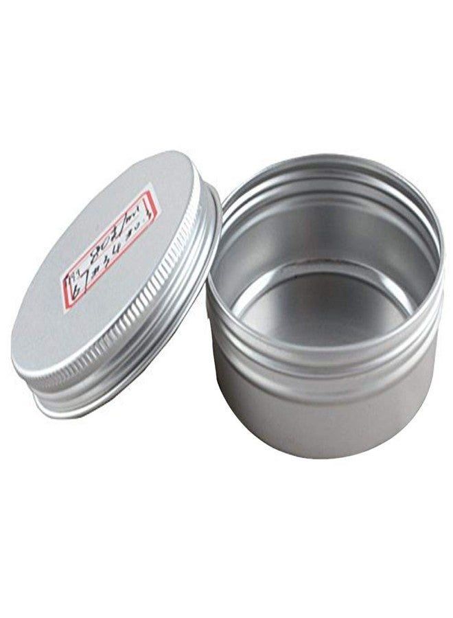 CTKcom 6-Packs 3 oz Screw Top Metal Tins Aluminum Tin Cans Gram Jar,90ml Empty Slip Slide Round Containers For Lip Balm,Salve,Crafts,Cosmetic,Candles,Storage Kit(90g) - Image 3