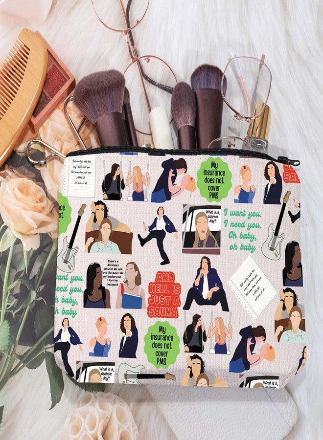 MEIKIUP Romantic Comedy Movie Inspired Makeup Bag Romantic Comedy Movie Lovers Gift Fandom Gift (10 Bag) - Image 2
