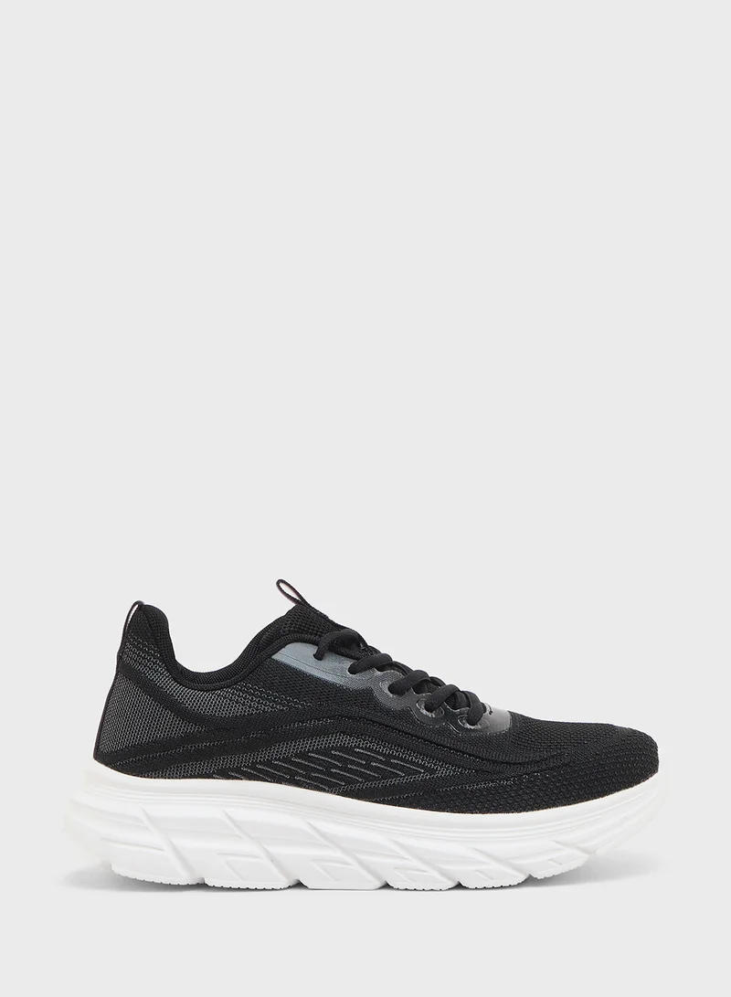 Ginger Lace Up Knit Sneaker