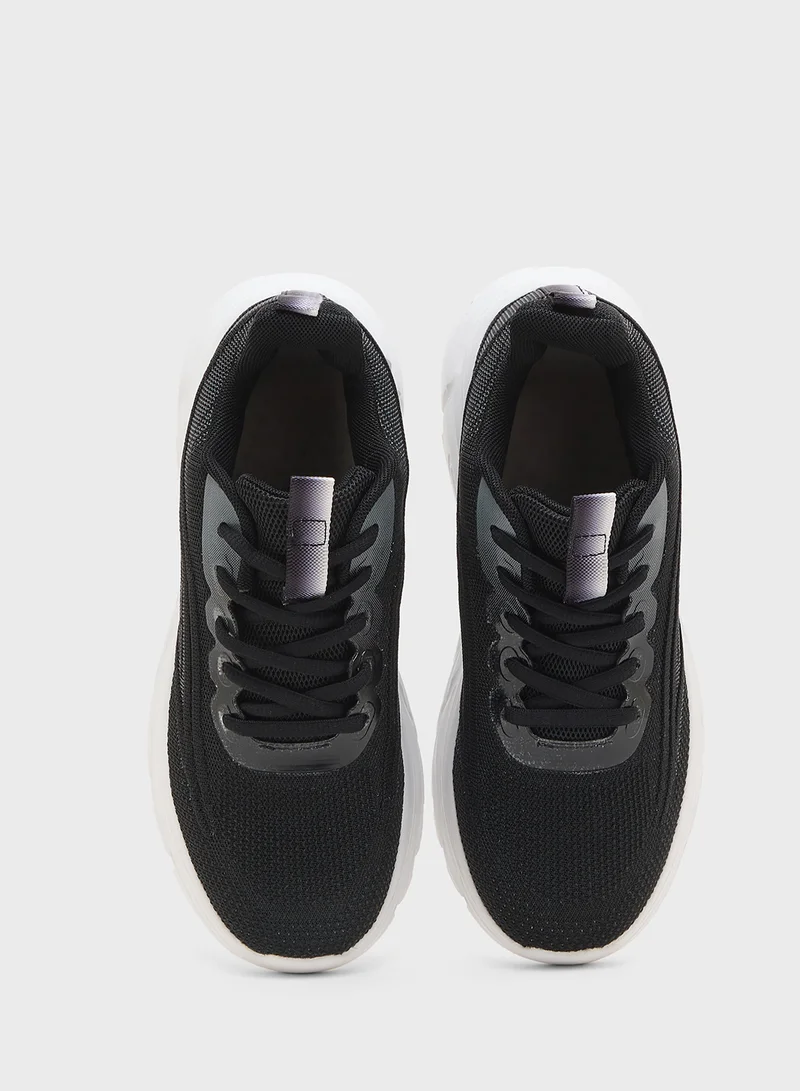 Ginger Lace Up Knit Sneaker