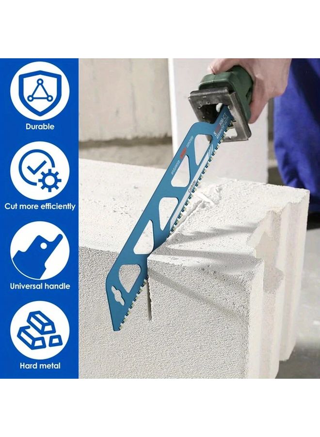 Heavy Duty Reciprocating Saw Blade Carbide Tipped 10 12 18 20 Inch Concrete Brick Stone Cutting - Image 4