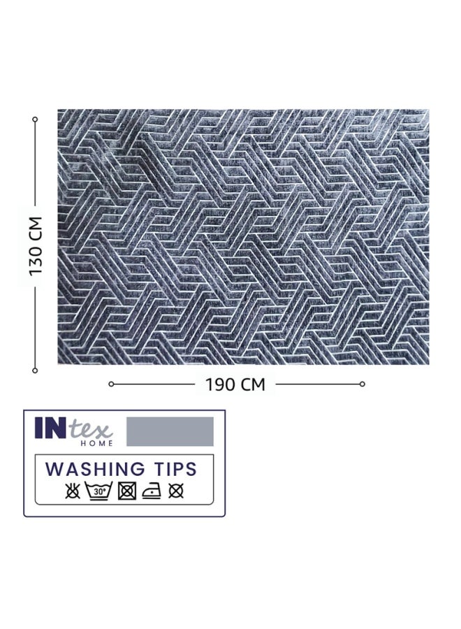  انتكس بيت الستائر مفرش طاولة مستطيل من الكتان المخملي من تصميم نادية - قماش مخملي عالي التحمل - مناسب للاستقبال وغرف المعيشة والمناسبات الخاصة - تصميم هندسي فريد - طقم من قطعة واحدة - Image 4