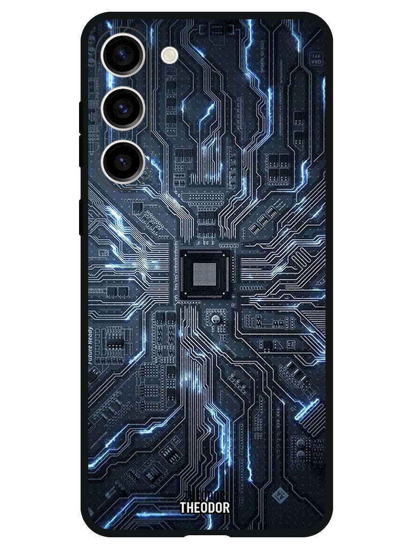 Theodor Protective Case Anti Scratch Shock Proof Bumper Cover For Samsung Galaxy S23 FE Hardware Circuit - Image 1