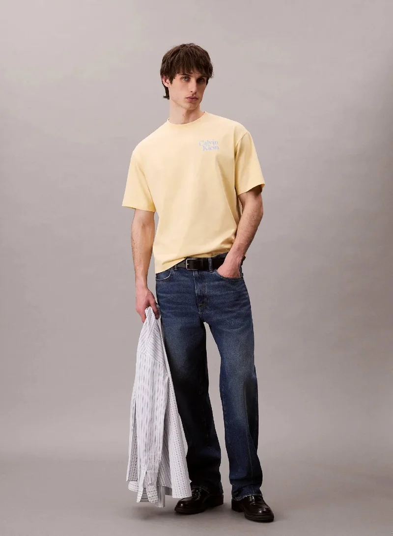 Script Logo Graphic Relaxed T-Shirt
