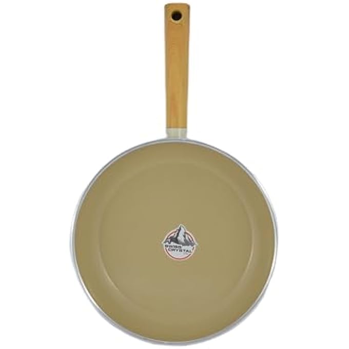 هوم ميكر مقلاة سويسرية كريستالية مطلية بالسيراميك مقاس 26 سم - Image 4