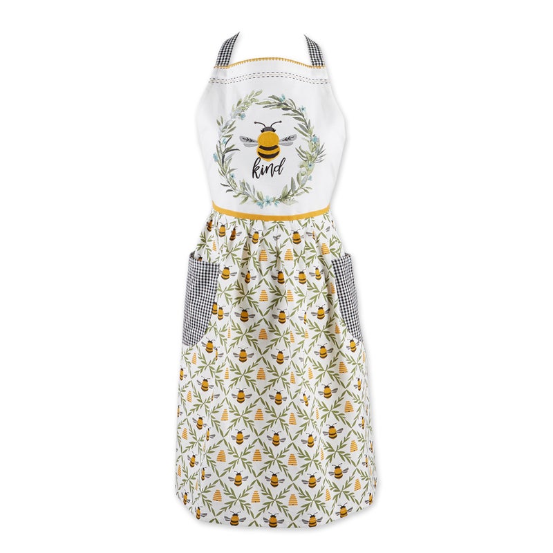 Design Imports DII Bee Kind Apron with Pocket - Image 1