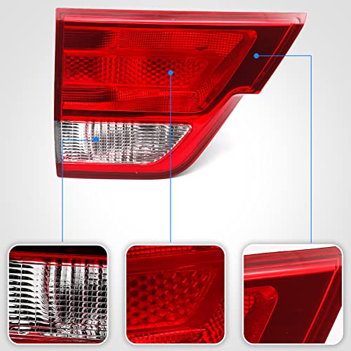 Huray Left Inner Taillight Compatible with Jeep Grand Cherokee 2011-2013 Driver Side Tail Light Lamp Assembly Replacement for CH2802101 - Image 5