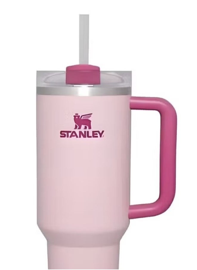 Stanley - Quencher H2.0 FlowState Stainless Steel Vacuum Insulated Tumbler with Lid and Straw for Water, Iced Tea or Coffee, Smoothie and More, 40 oz - Image 1