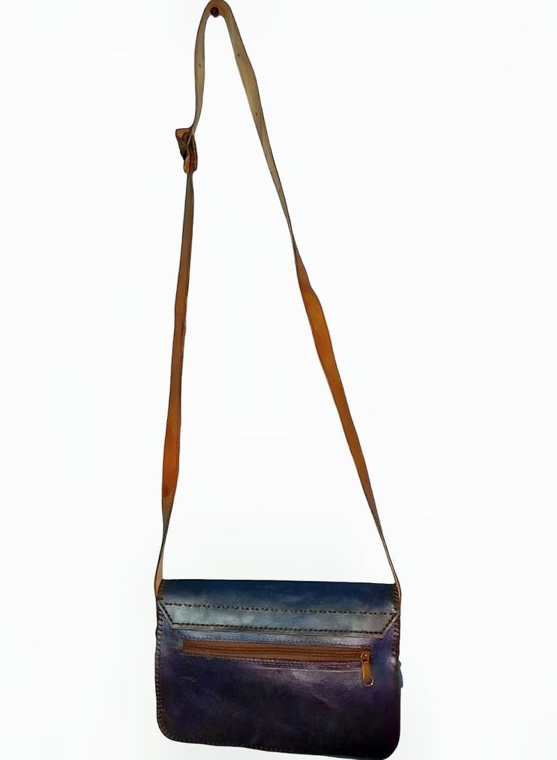 Sheer Fashionable Leather Crossbody Bag  - Image 3