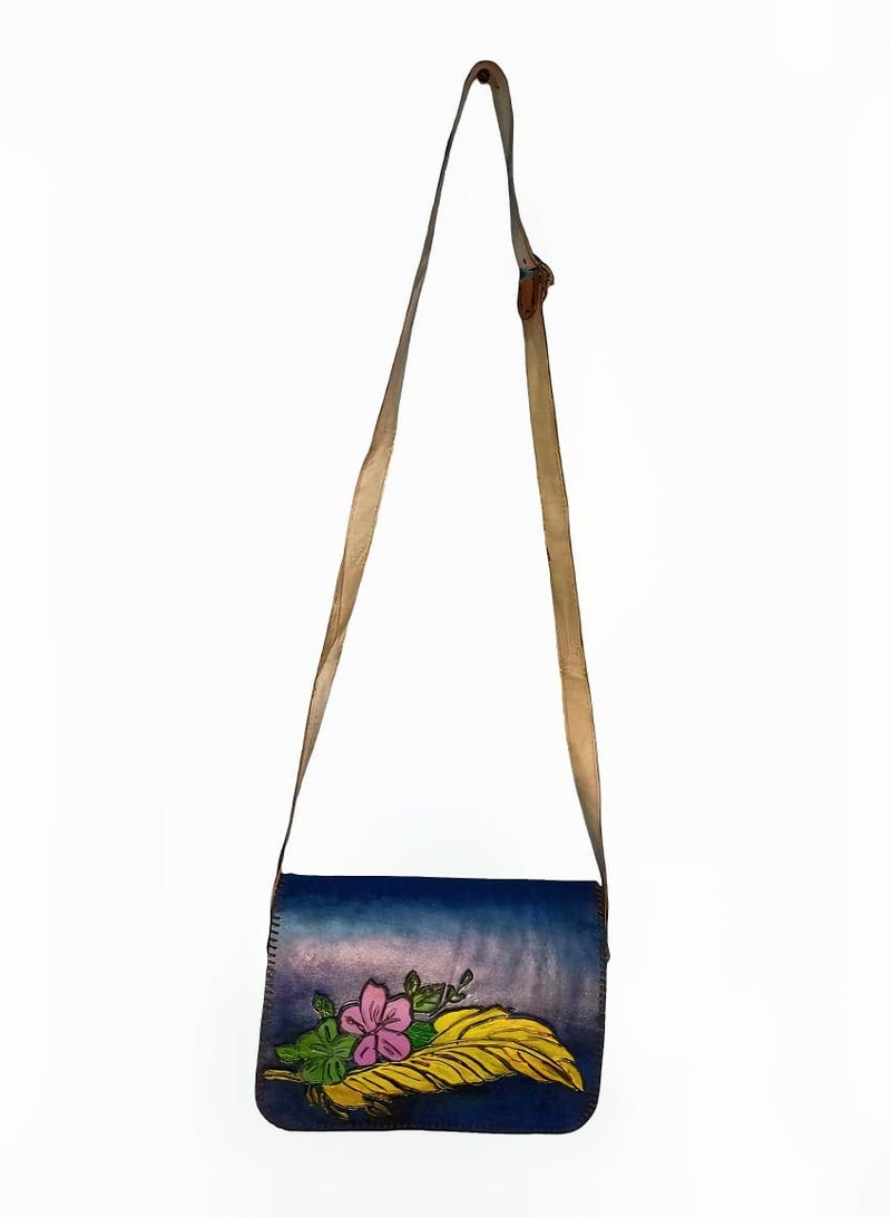 Sheer Fashionable Leather Crossbody Bag  - Image 2