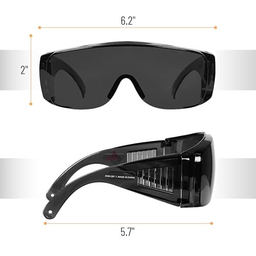 UNCO- Safety Goggles Over Glasses, Protective Goggles, Anti Fog, Work, Safety Glasses Over - Image 2