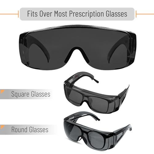 UNCO- Safety Goggles Over Glasses, Protective Goggles, Anti Fog, Work, Safety Glasses Over - Image 5