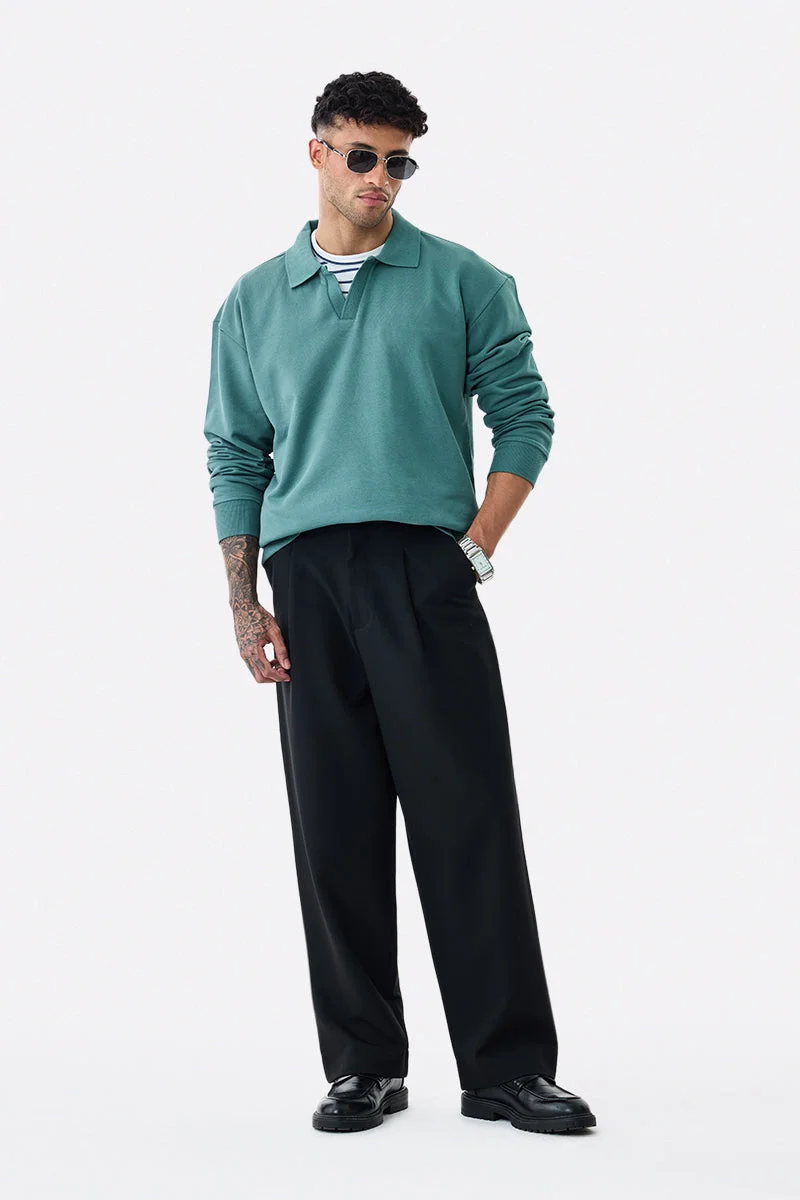 SNITCH Oversized Polo Sweatshirt