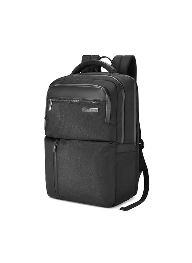 Safari Xyro 25L Formal Laptop Backpack Bag for Man & Women, Ideal for Office Use/School/College Boys and Girls, 2 Compartment Bags with Organizer, Trolley Sleeve, 2 Front pockets, Premium Fabric - Image 1
