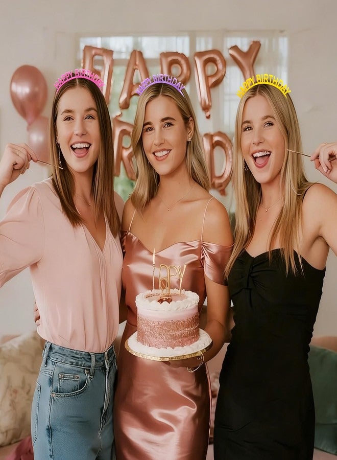 أبرنس مجموعة أطواق رأس "عيد ميلاد سعيد" من Aprince، 12 قطعة، للنساء والفتيات، تيجان وقبعات وهدايا وحلوى. أطواق رأس "عيد ميلادي" وتيجان وإكسسوارات حفلات. - Image 3