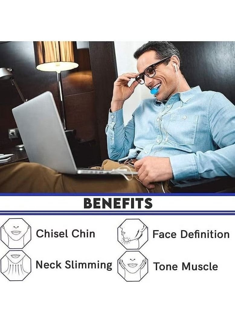 Bukela 3 pcs Jawline Exerciser Tool, Double Chin Reducer for Women Face Fat Reducer Jaw Exerciser for Men Jawline Shaper Slim and Tone Your Face & Neck Jaw Liner Tools for Men  - Image 3