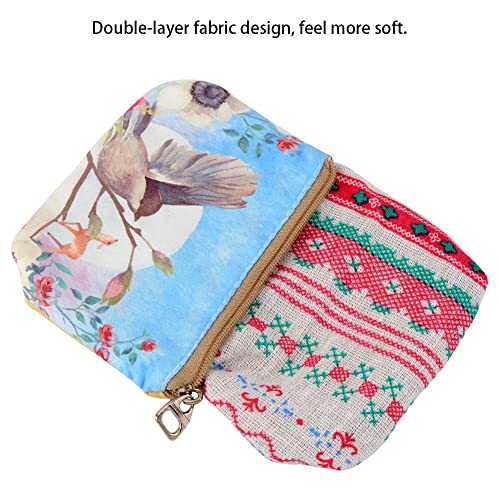 ARRIZO Women and Girls Cute Fashion Coin Purse Wallet Bag Change Pouch Key Holder (Birds) - Image 4