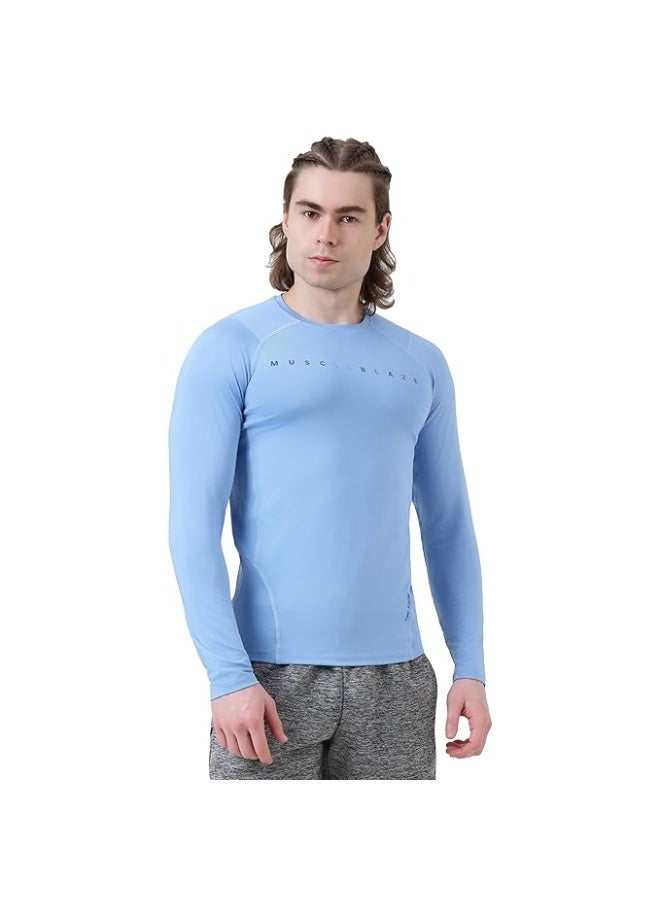 MuscleBlaze Full Sleeve Air Tech Compression MuscleTee for Men-XL - Image 1