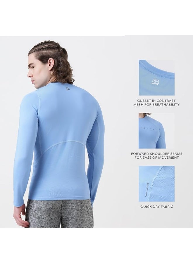 MuscleBlaze Full Sleeve Air Tech Compression MuscleTee for Men-XL - Image 3