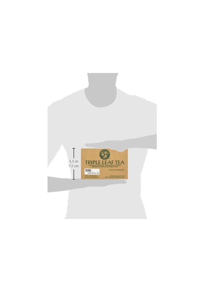 Triple Leaf Tea Black Tea Bags, Rose, 20 Count - Image 3