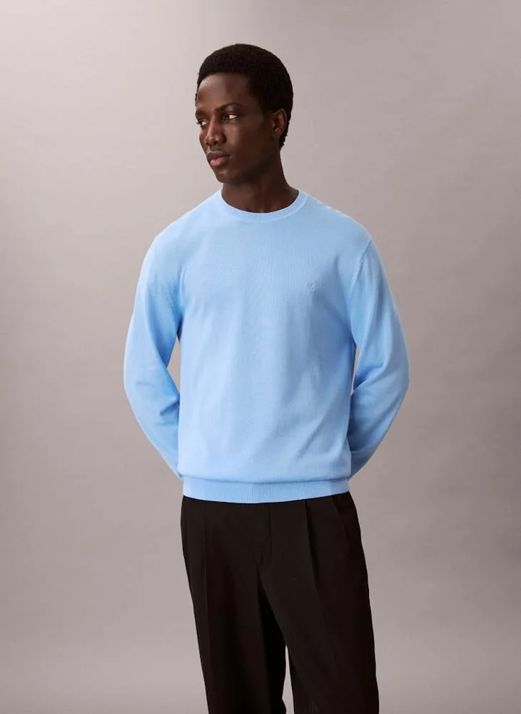 Crew Neck Cotton Jumper