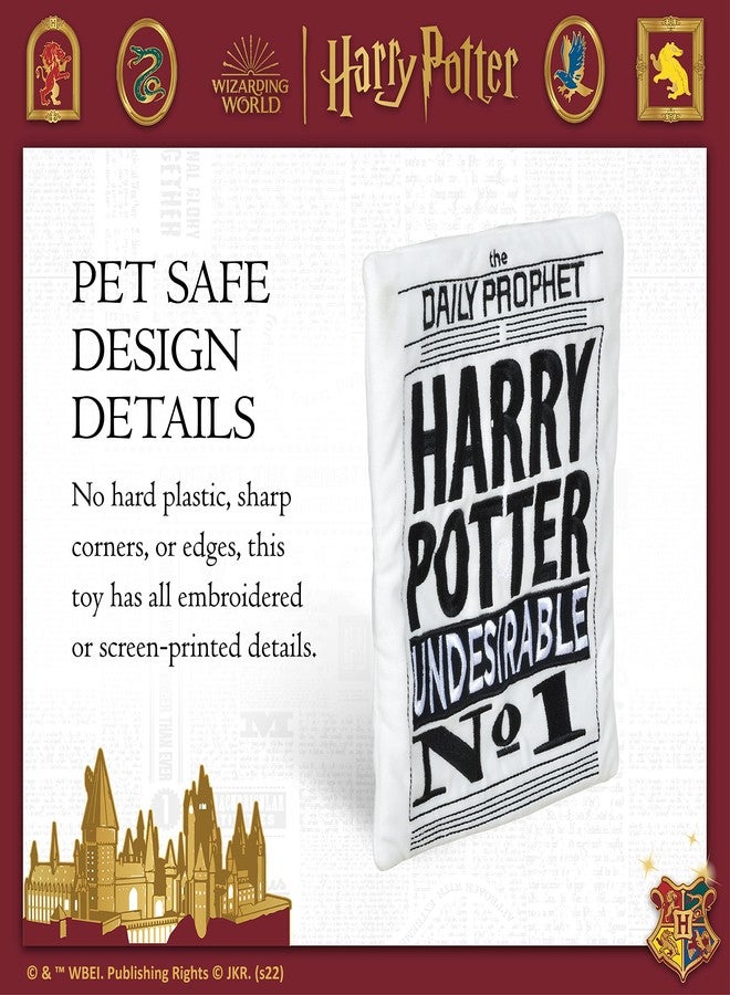 Harry Potter Daily Prophet Newspaper Crinkle Pet Toy - Plush Crinkling Toys for all Dogs, Officially Licensed Design, 11 Inch - Image 3