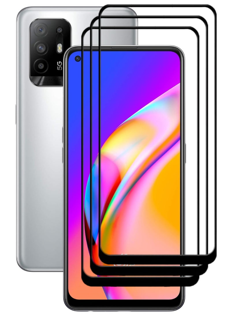 ACLIX 3 Pieces Antistatic ESD Dustproof Premium Quality High Definition Tempered Glass Screen Protector Designed For Oppo F19 Pro+ 5G - Image 1