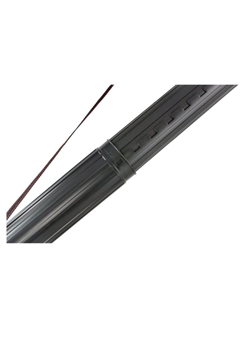 MyGift MyGift Heavy Duty Black Plastic 40 Inch Expanding Document Tube, Jumbo Poster Tube with Strap, Set of 2 - Image 4