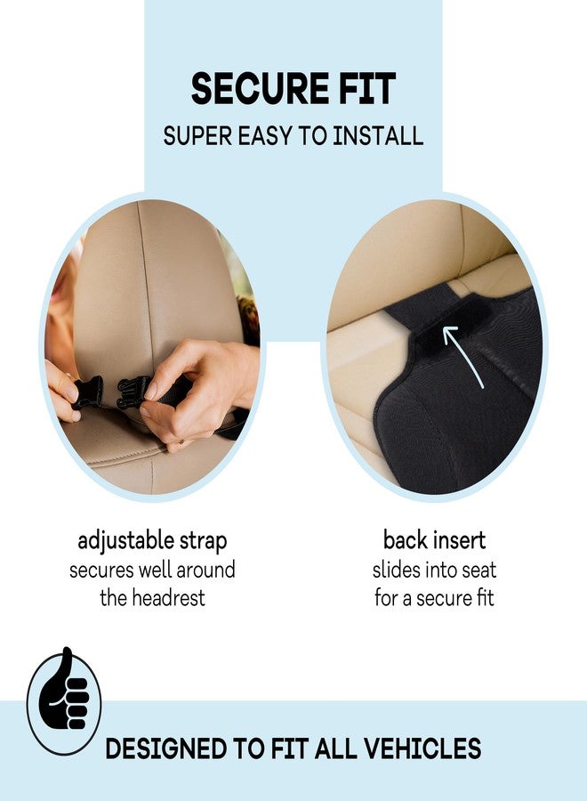 Hoovy Car Seat Protector, Non-Slip Backing, Universal Fit, Lightweight, 18x50 Inch, Black - Image 5