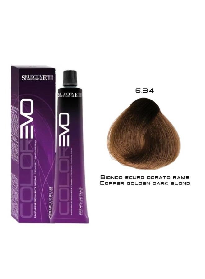 Selective Professional Colorevo 6.34 Gold.Copper Dark Blond 100Ml - Image 1