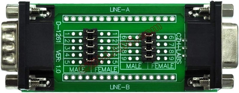 Electronics-Salon CZH-LABS D'sub DB9 Diagnostic Test Breakout Board - Image 1