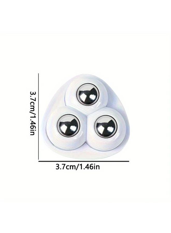 12 Pcs Transparent Self Adhesive Ball Casters 360 Swivel Pulley Wheels For Furniture - Image 3