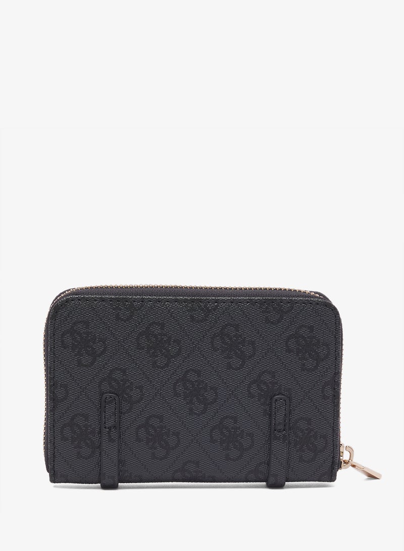 GUESS Leona Logo Medium Zip Around Bi-Fold Wallet - Image 2