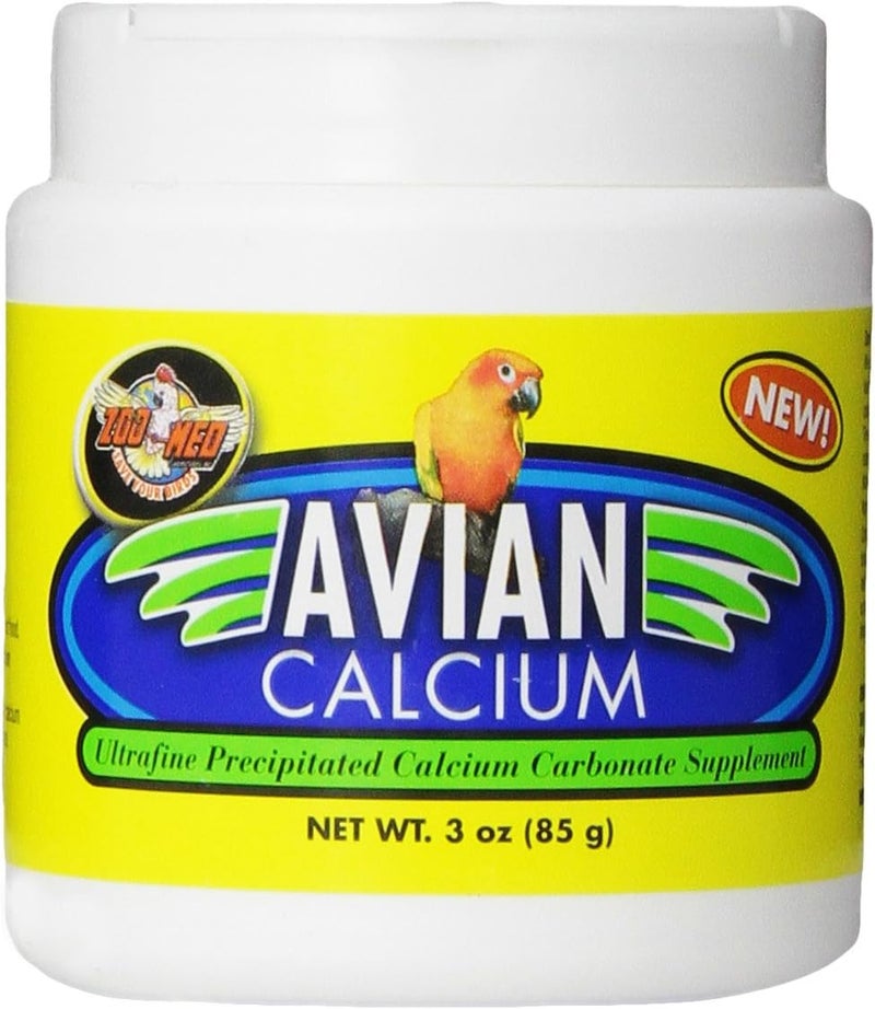 Zoo Med Avian Calcium Powder Supplement for Birds - 85g (3oz) - Image 1